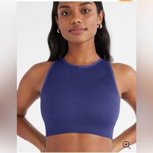 Good to Go High Neck Seamless Bra - size L.   NWT